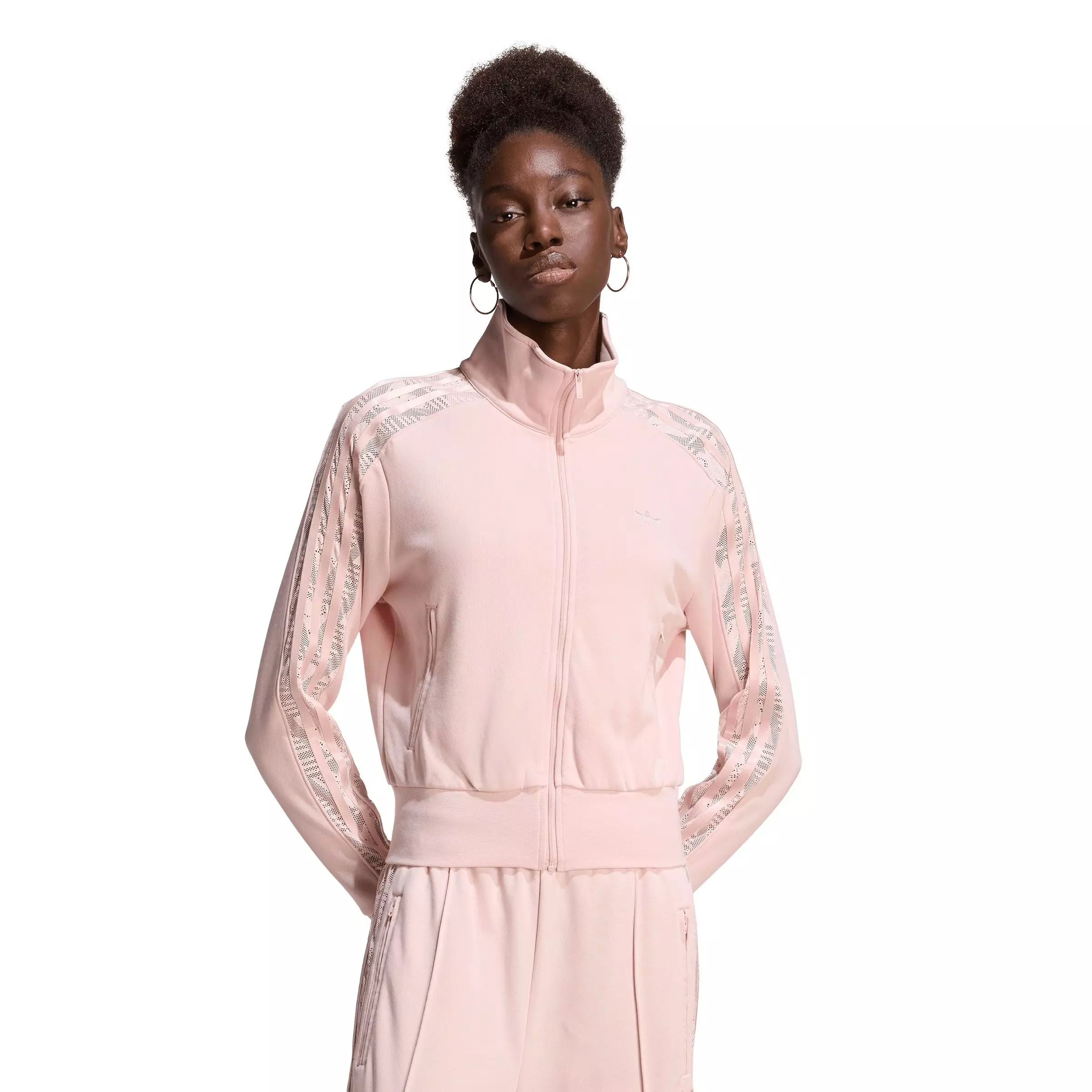 adidas Originals Women's Firebird Lace Track Jacket - Pink